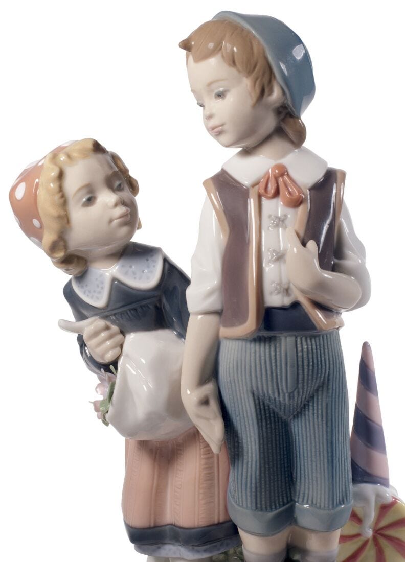 Hansel and Gretel Figurine in Lladró