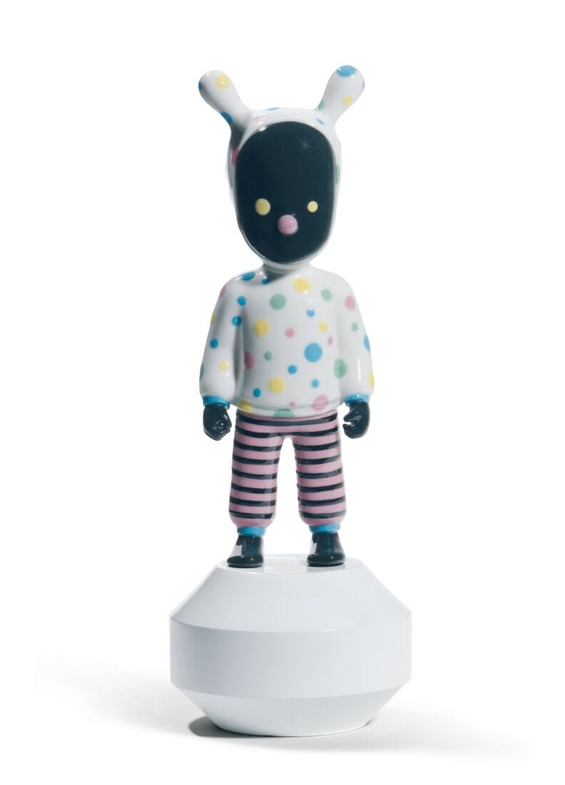 The Guest by Devilrobots Sculpture. Small Model. Numbered Edition in Lladró