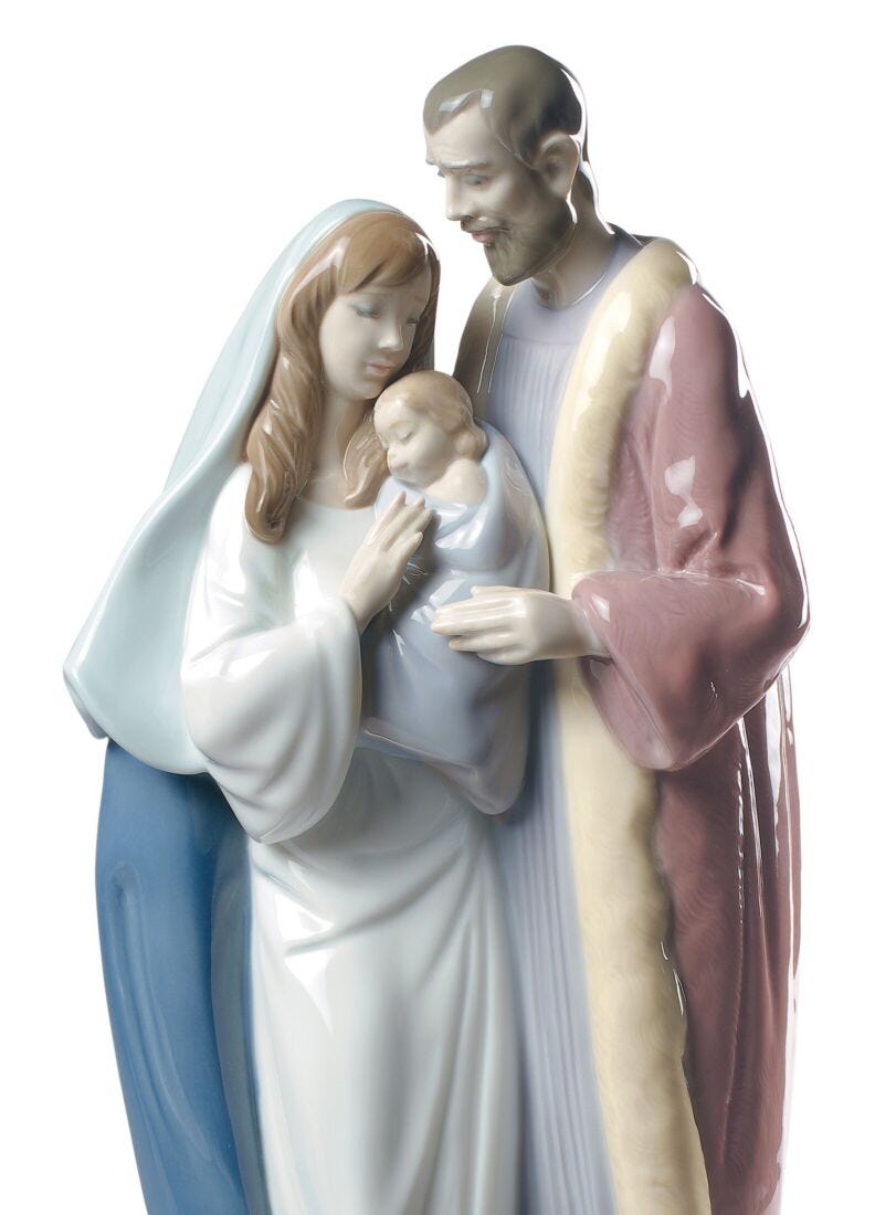Blessed Family Figurine in Lladró