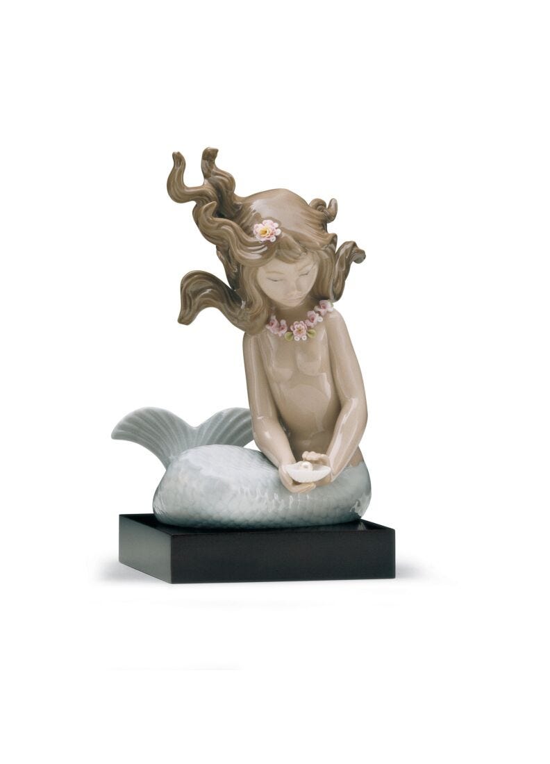 Mirage Mermaid Figurine in Lladró
