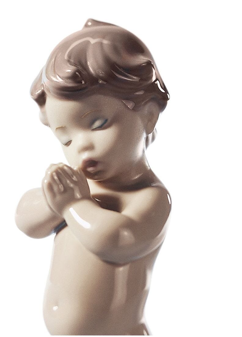 A Child's Prayer Boy Figurine in Lladró