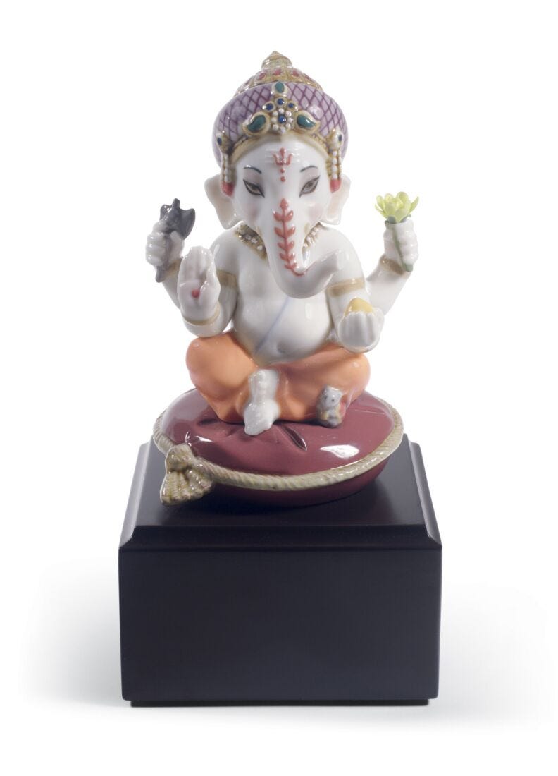 Bal Ganesha Figurine in Lladró