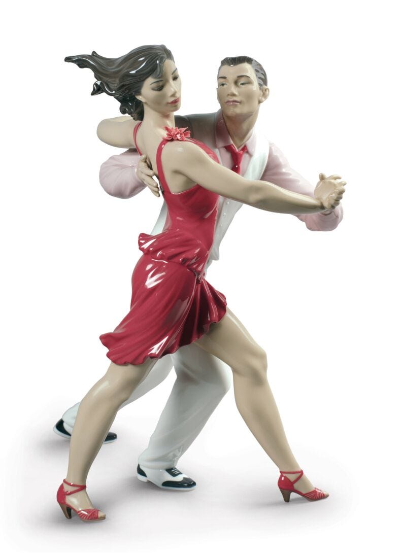 Figura pareja Salsa. Serie limitada en Lladró