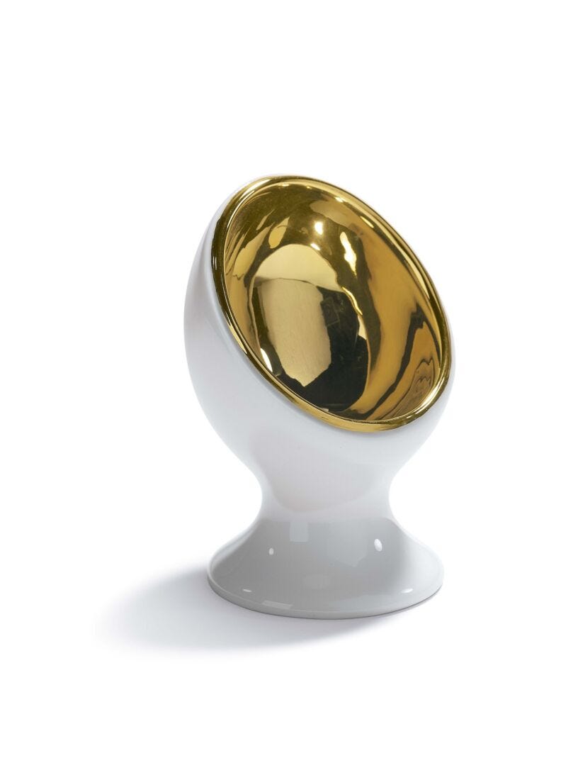 Naturo. -egg cup (golden) in Lladró