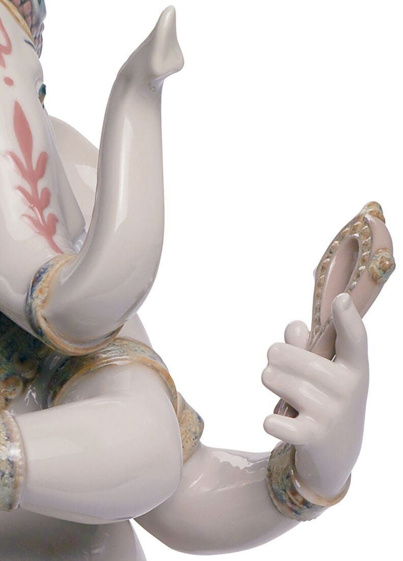 Dancing Ganesha Figurine in Lladró