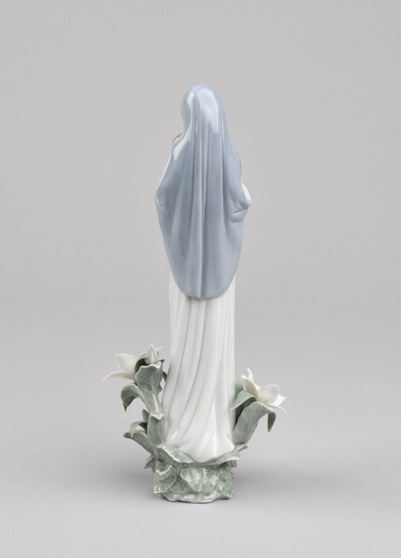 Figura virgen Madonna de las flores en Lladró