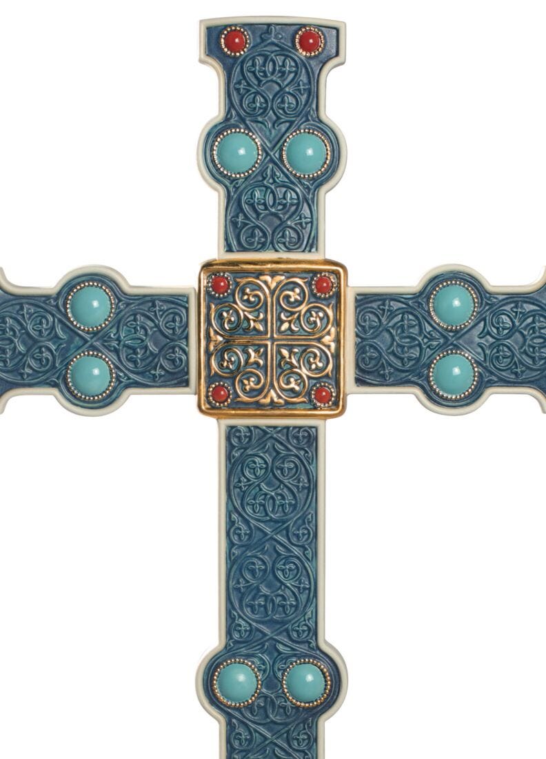 Romanesque Cross Figurine in Lladró