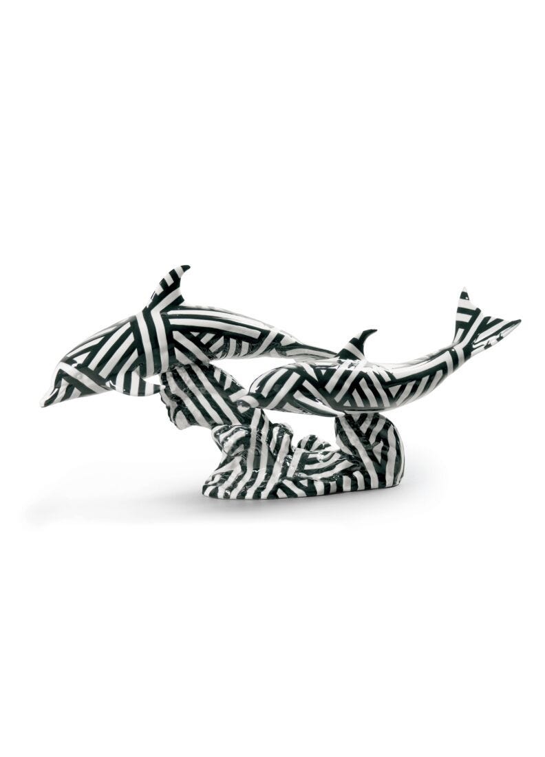 Figura delfines Cortejo en el mar. Dazzle en Lladró