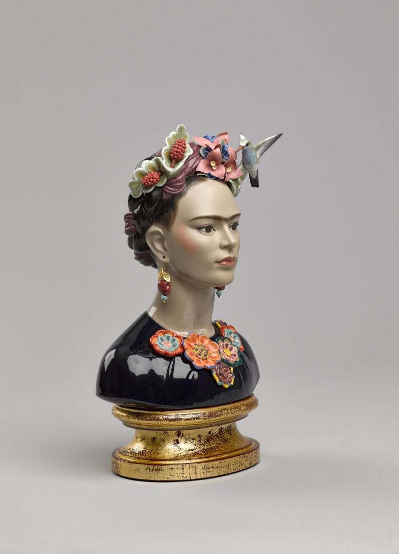 Busto Frida Kahlo. Serie limitada en Lladró