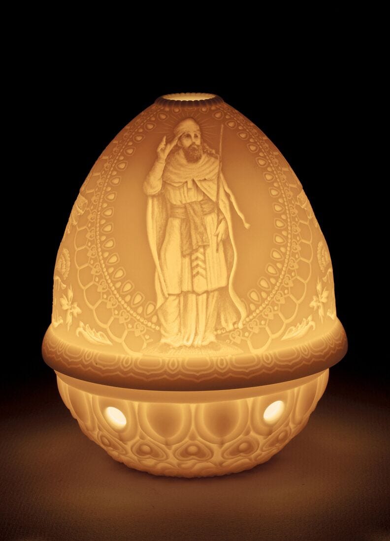 Zarathustra Lithophane in Lladró