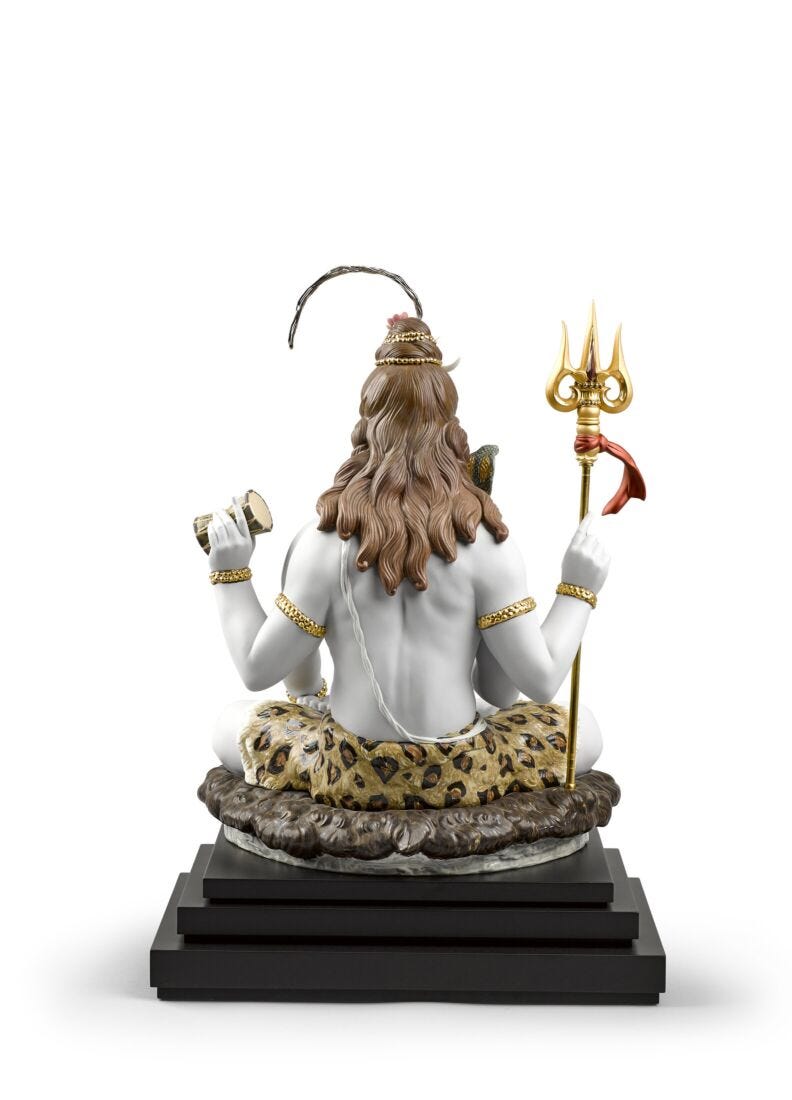 Lord Shiva Sculpture. Limited Edition in Lladró