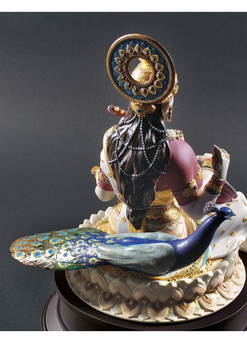 Saraswati Sculpture. Limited Edition in Lladró