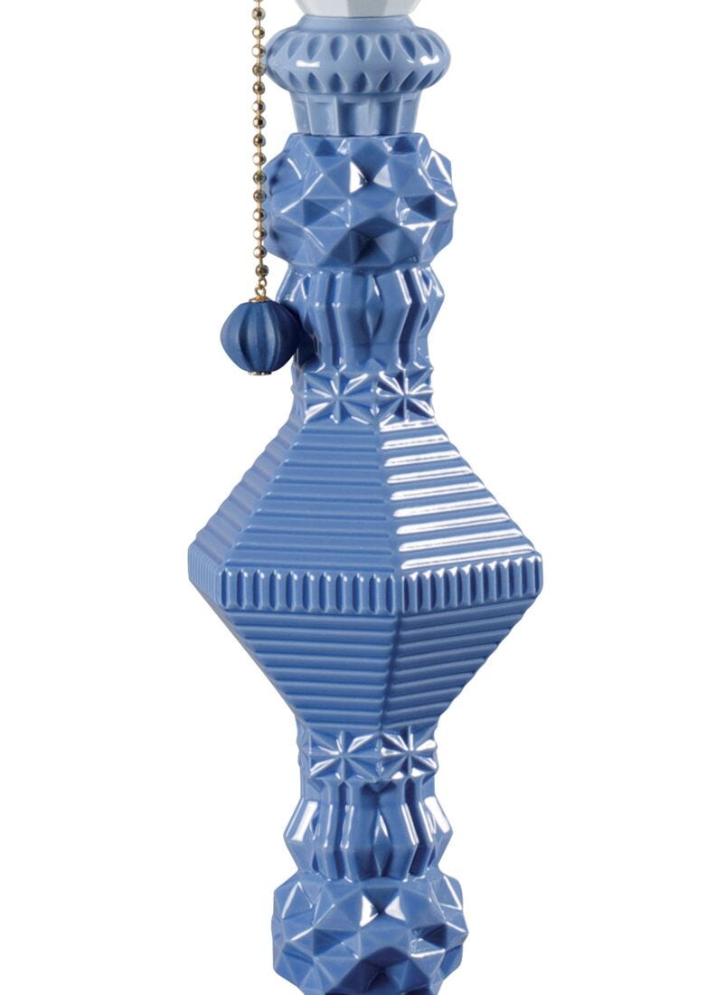 Belle de Nuit Table Lamp. Blue (US) in Lladró