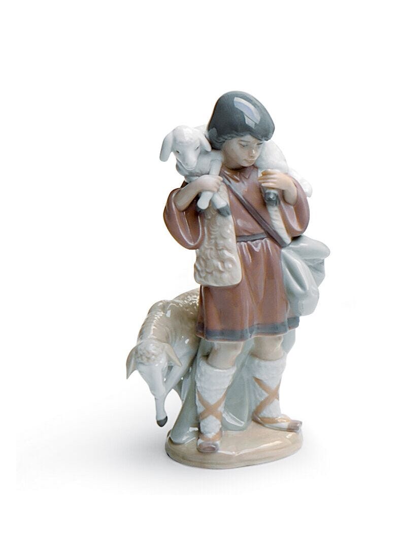 Shepherd Boy Nativity Figurine in Lladró
