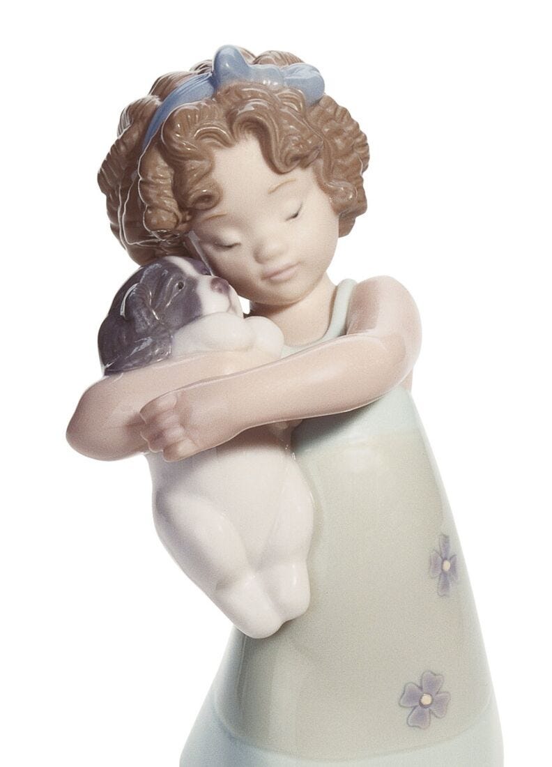 Learning to Care Girl Figurine in Lladró