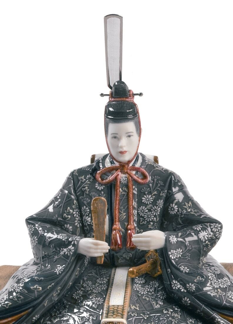 Scultura Hina Dolls Imperatore. Serie limitata in Lladró