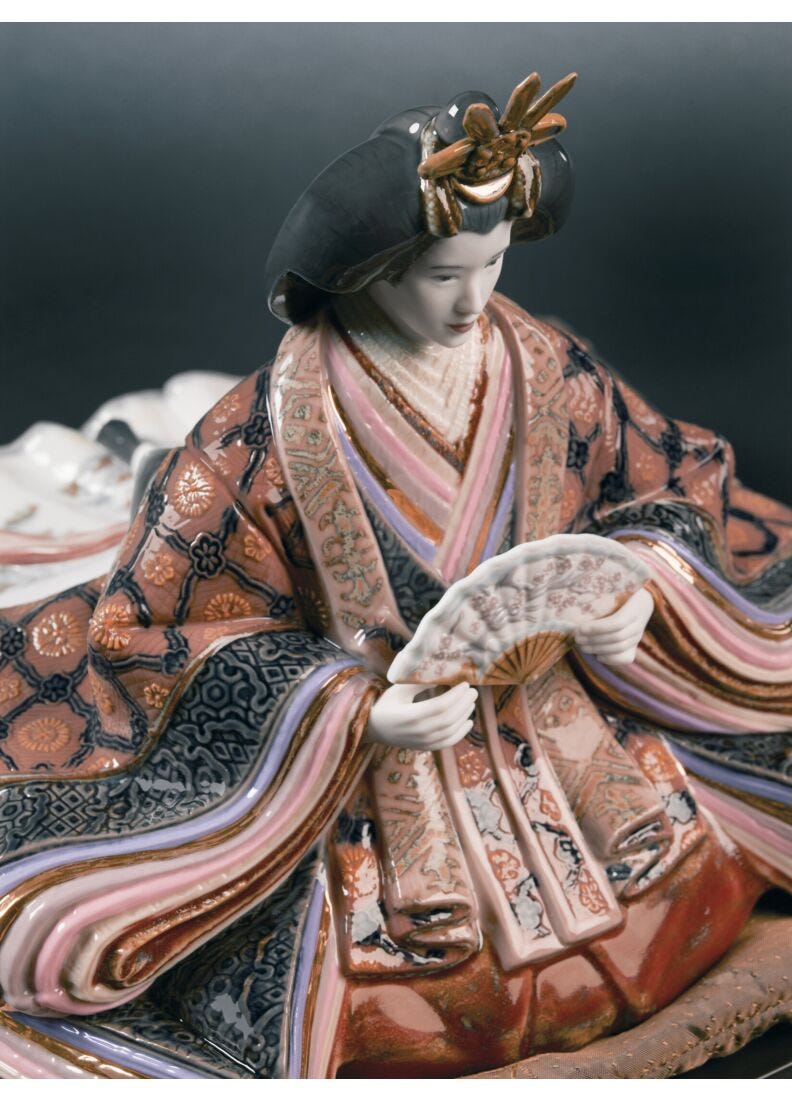 Scultura Hina Dolls Emperatrice. Serie limitata in Lladró