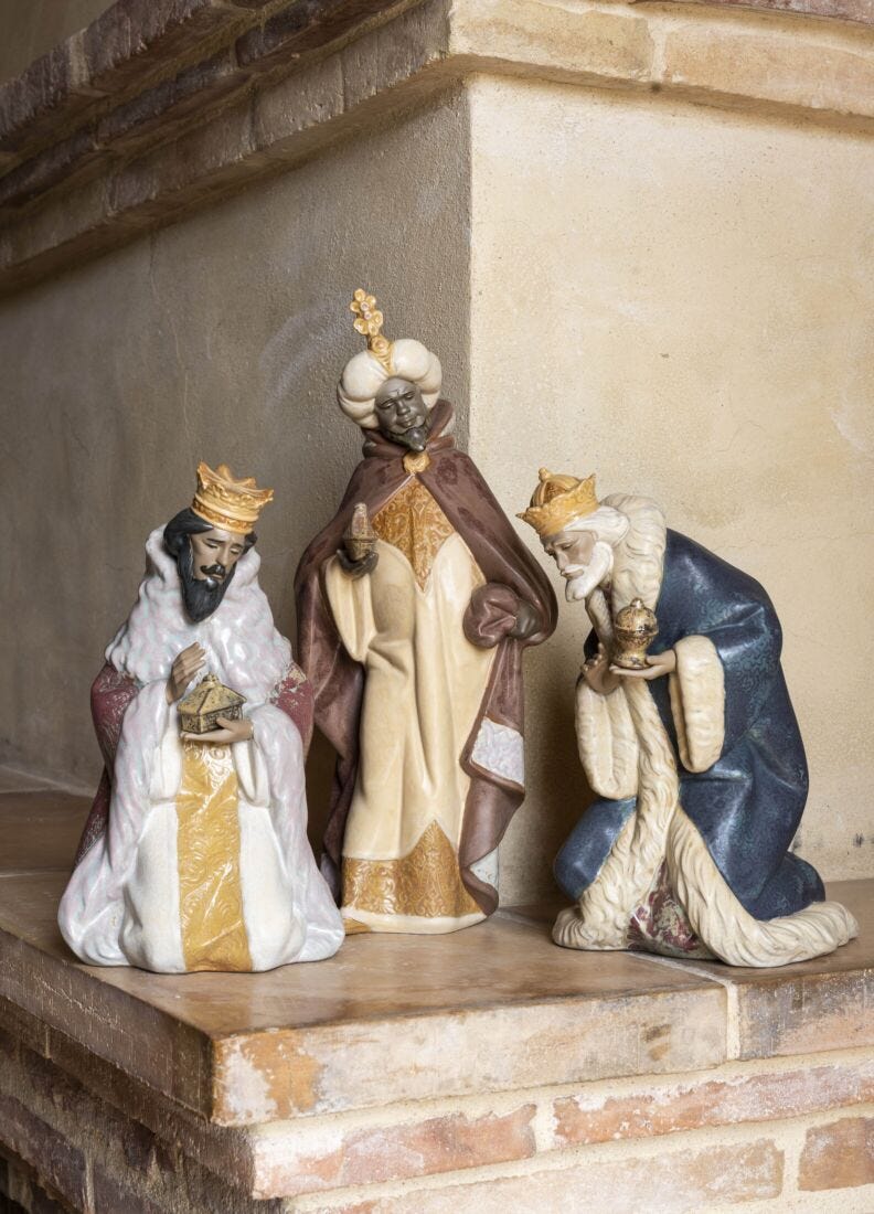 Balthasar Nativity Figurine. Gres in Lladró
