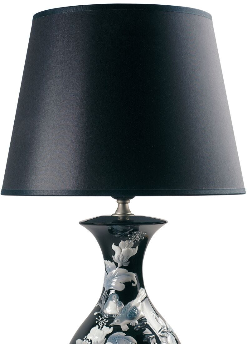 Sparrows Table Lamp. Black (CE) in Lladró