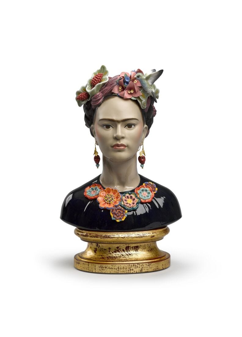 Frida Kahlo Figurine. Limited Edition in Lladró