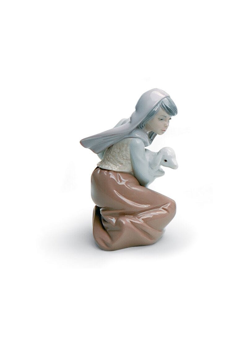 Lost Lamb Nativity Figurine in Lladró