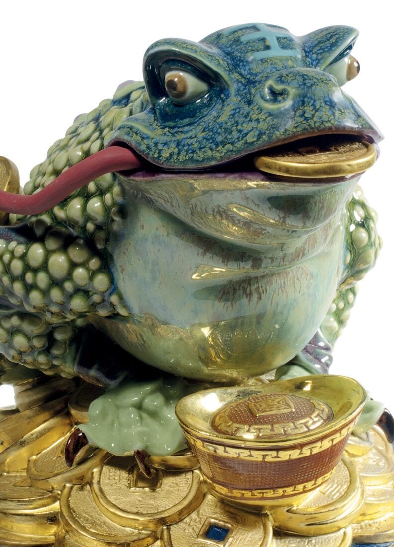 Hoptoad Figurine. Limited Edition in Lladró