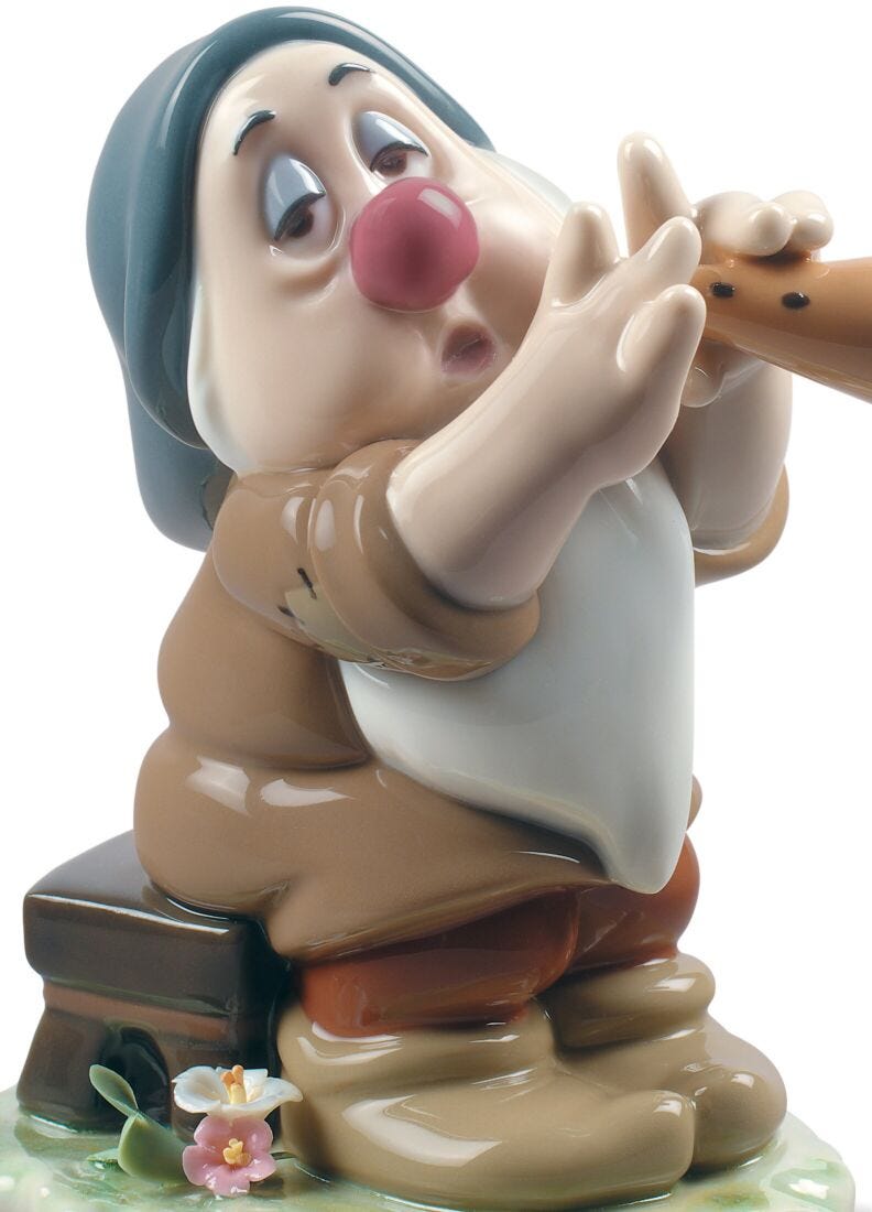 Sleepy Snow White Dwarf Figurine in Lladró