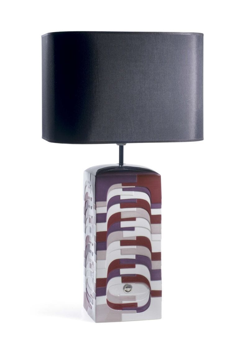 Estratos - Large lamp -burgundy (US) in Lladró