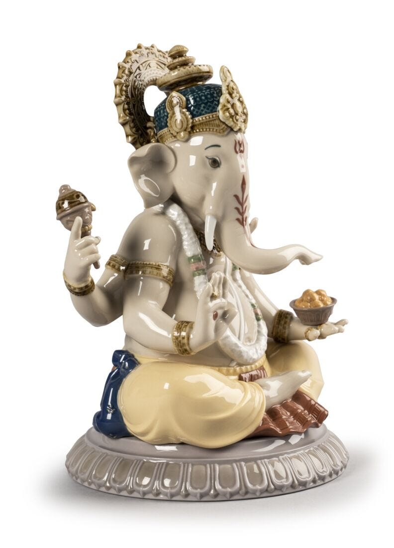 Figura Lord Ganesha en Lladró