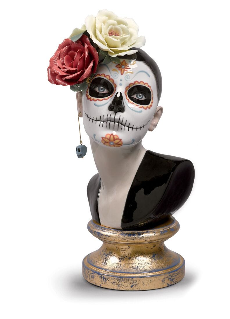 Beautiful Catrina Figurine. Limited Edition in Lladró