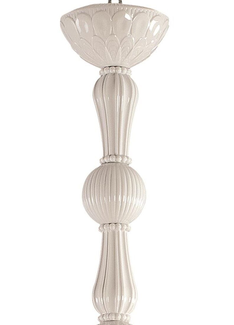 Ivy and Seed 16 Lights Chandelier. Large Flat Model. White (CE/UK/CCC) in Lladró