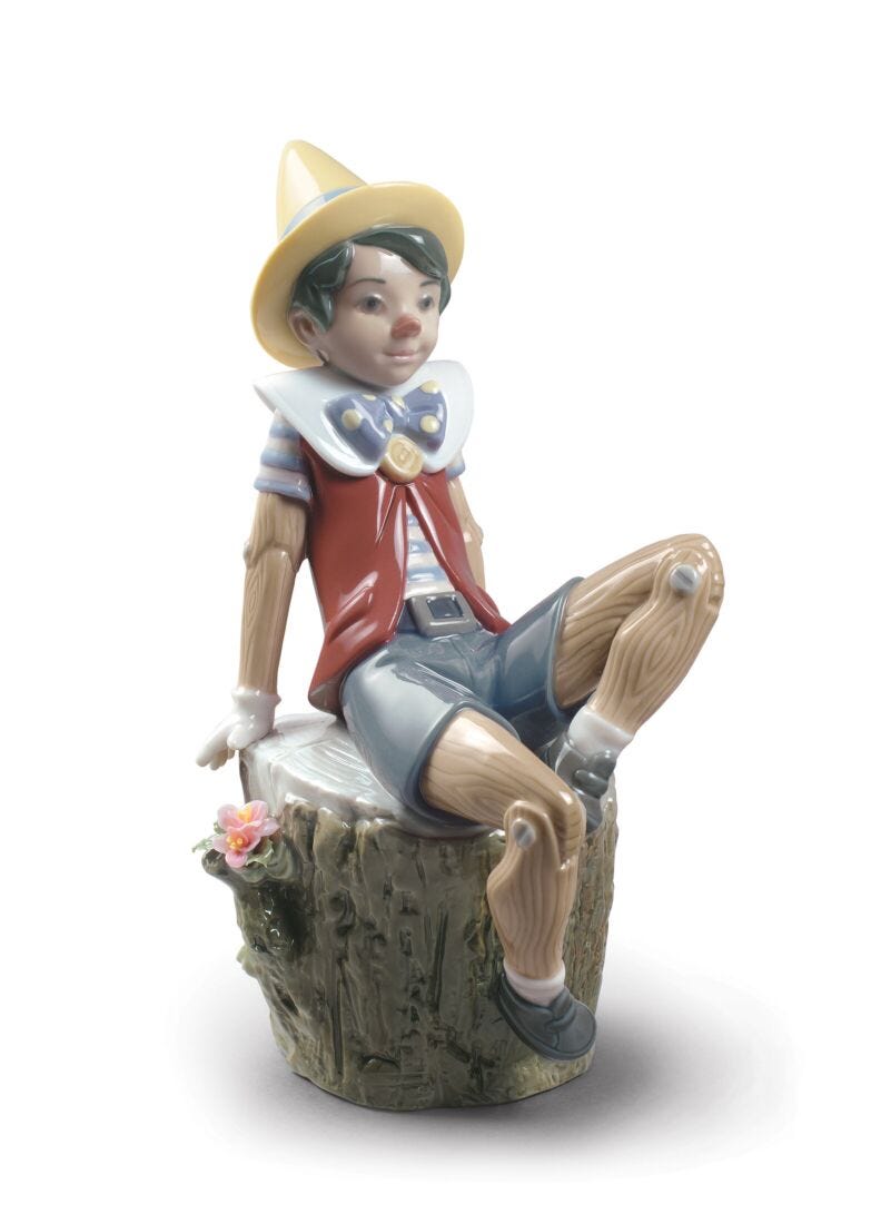 Figurina Pinocchio in Lladró