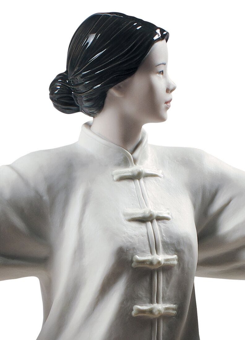 Tai Chi Woman Figurine in Lladró
