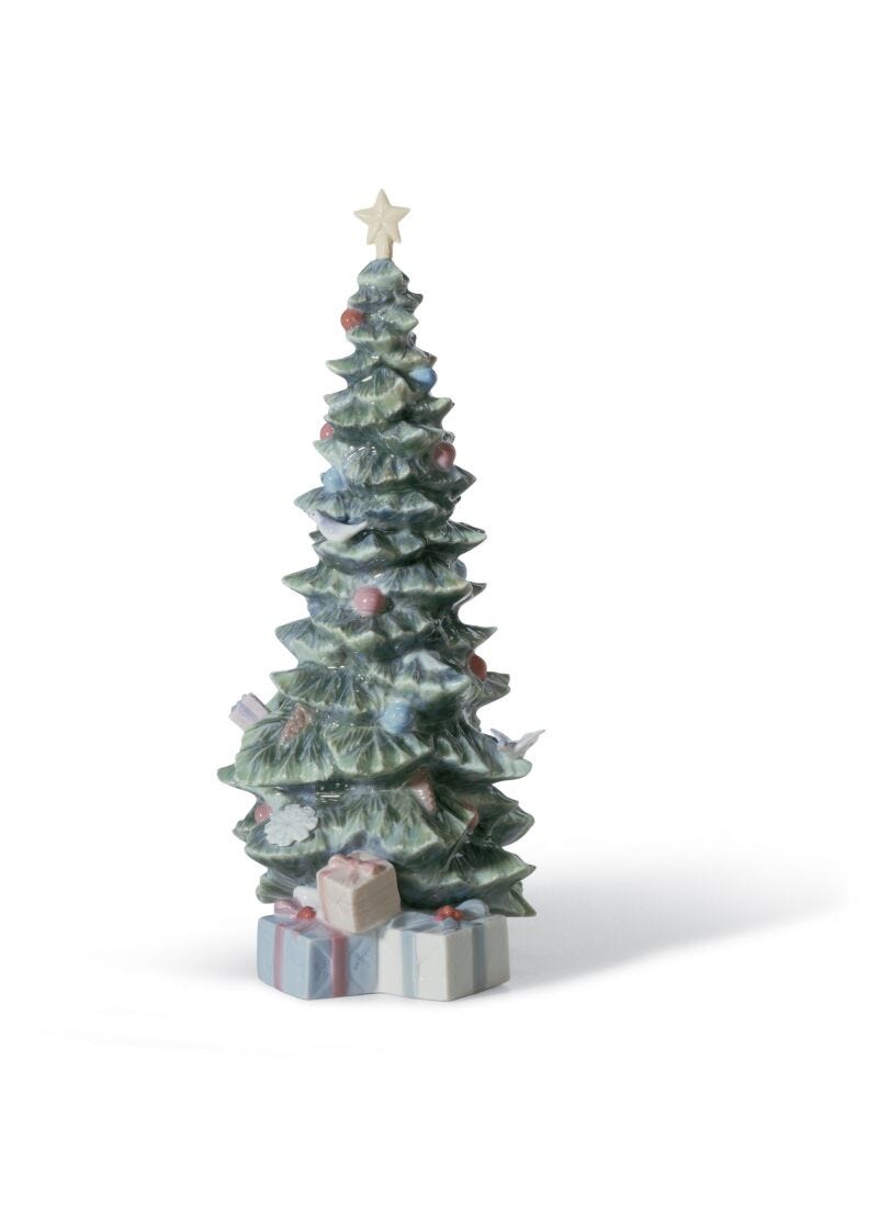 Figura Árbol de Navidad con regalos en Lladró
