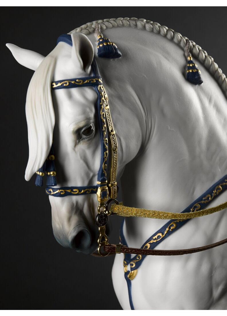 Spanish pure breed Sculpture. Horse. Limited Edition in Lladró