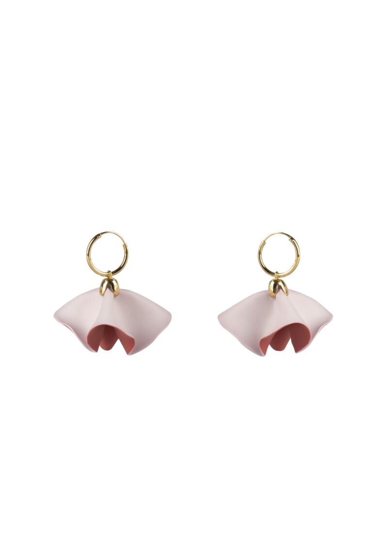 Lola - クレオールピアス(Pink&Red) in Lladró