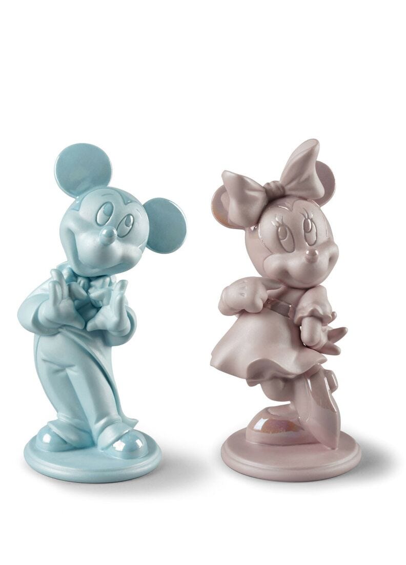Minnie Mouse Figurine. Pink in Lladró