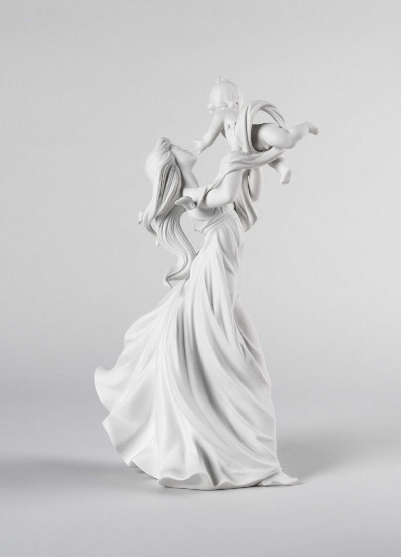 My Little Sweetie Mother Figurine. Matte White in Lladró