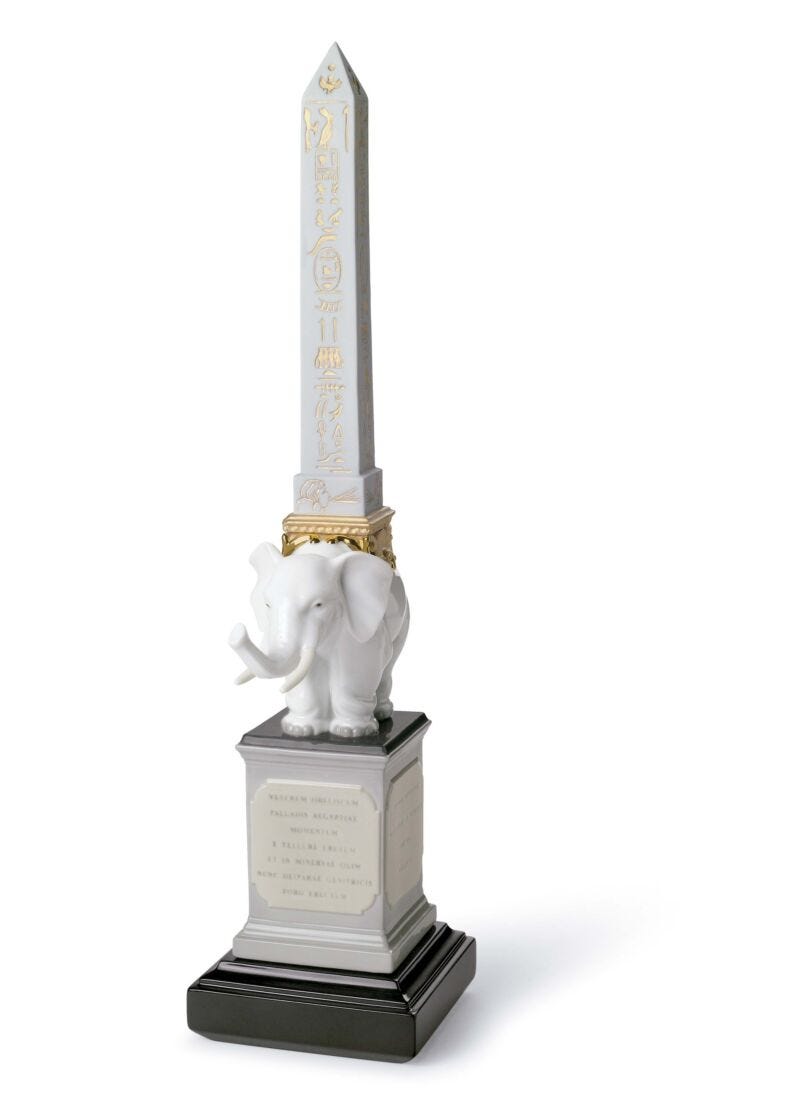 Pulcino obelisk (golden white right), 1 of 1