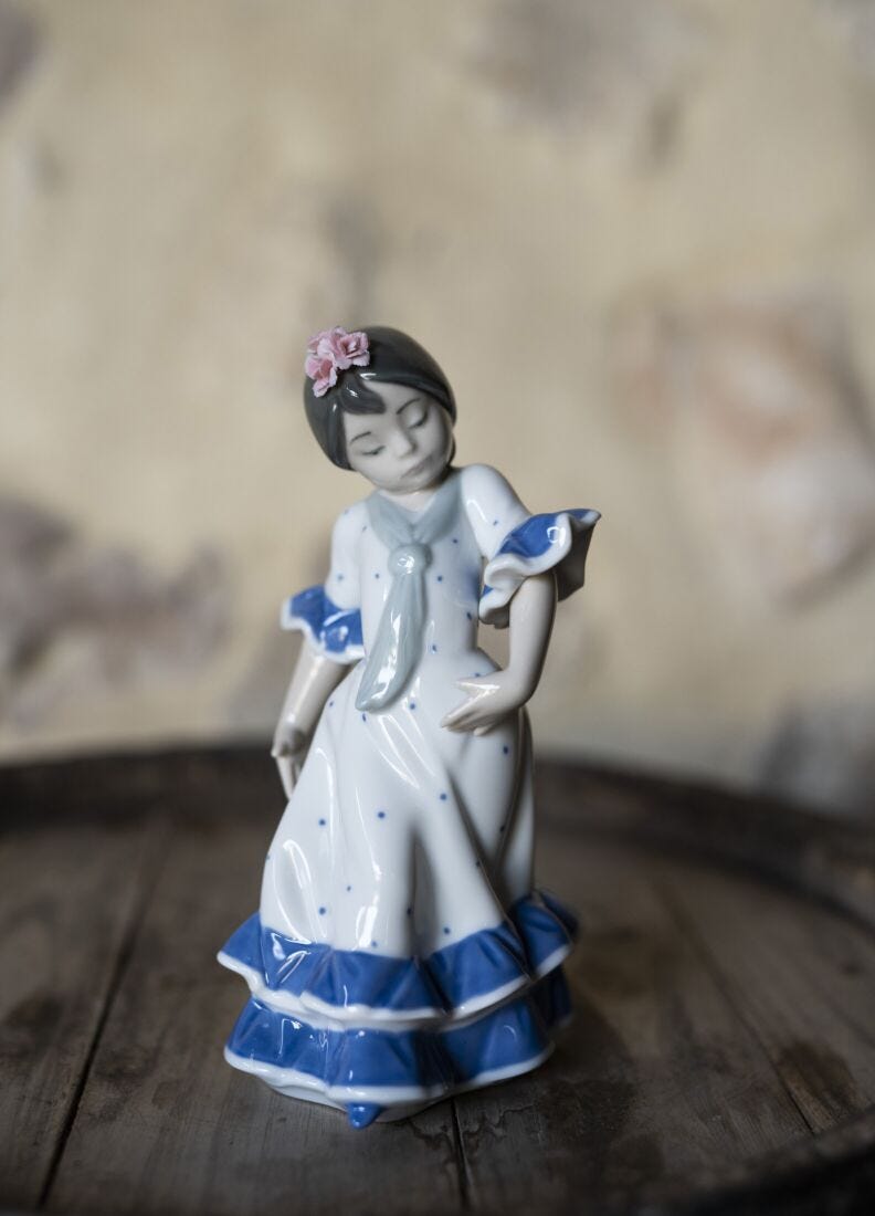 Figurina Ballerina. Azzurro in Lladró