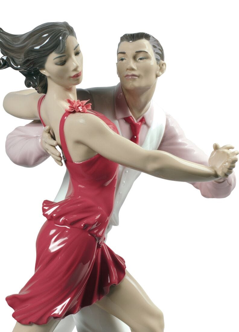 Salsa Couple Figurine. Limited Edition in Lladró