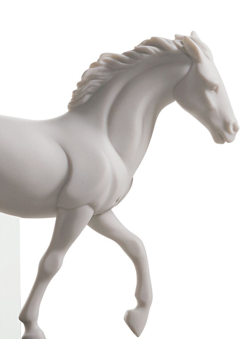 Gallop II Horse Figurine in Lladró