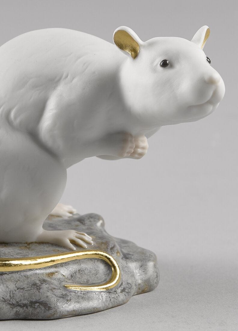 The Rat Mini Figurine in Lladró