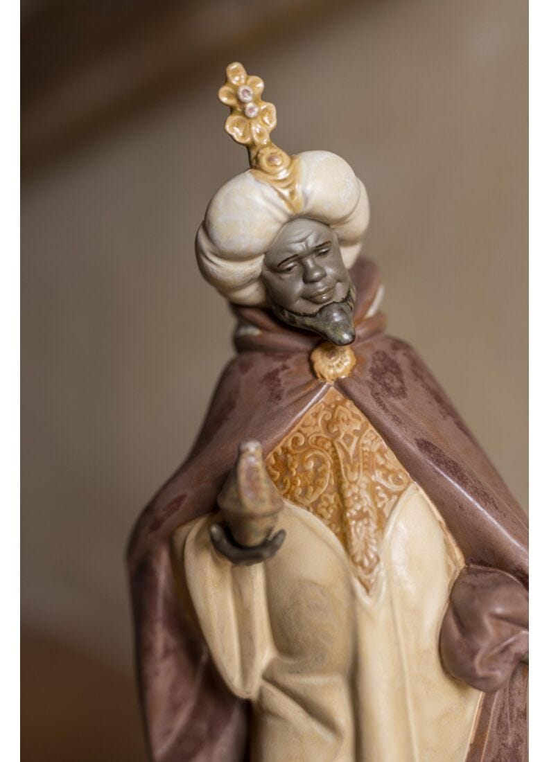 Balthasar Nativity Figurine. Gres in Lladró