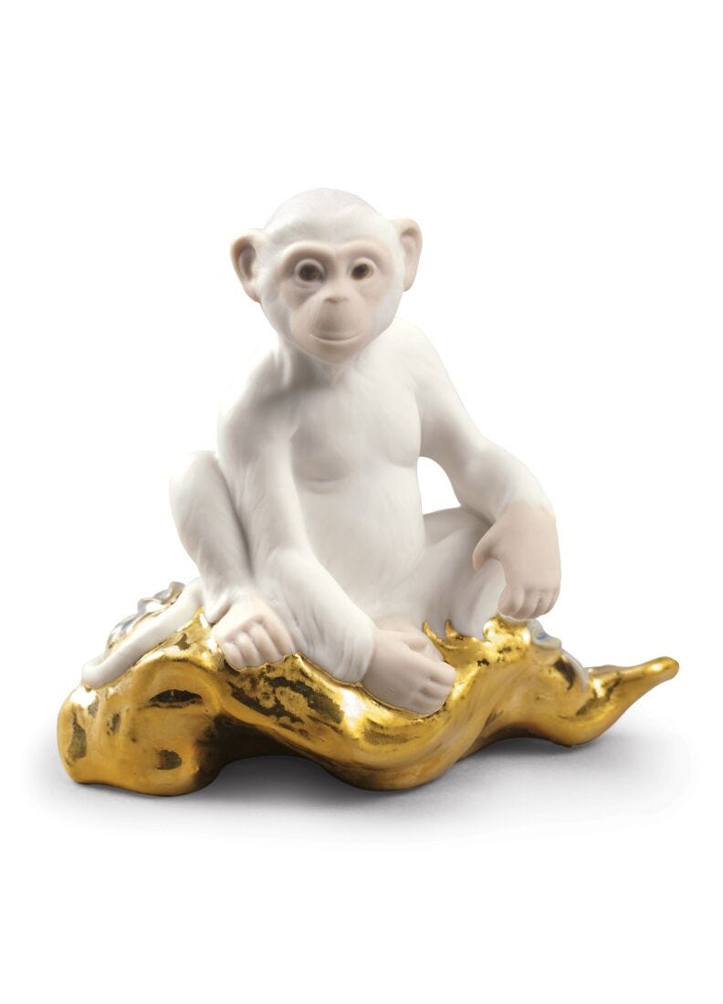 The Monkey Figurine. Mini in Lladró