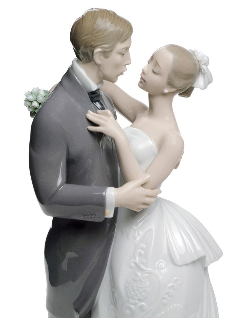 Figurina Coppia Il valzer dei fidanzati in Lladró