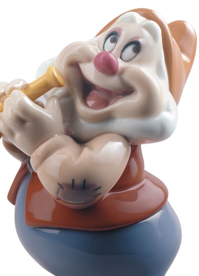 Happy Snow White Dwarf Figurine in Lladró