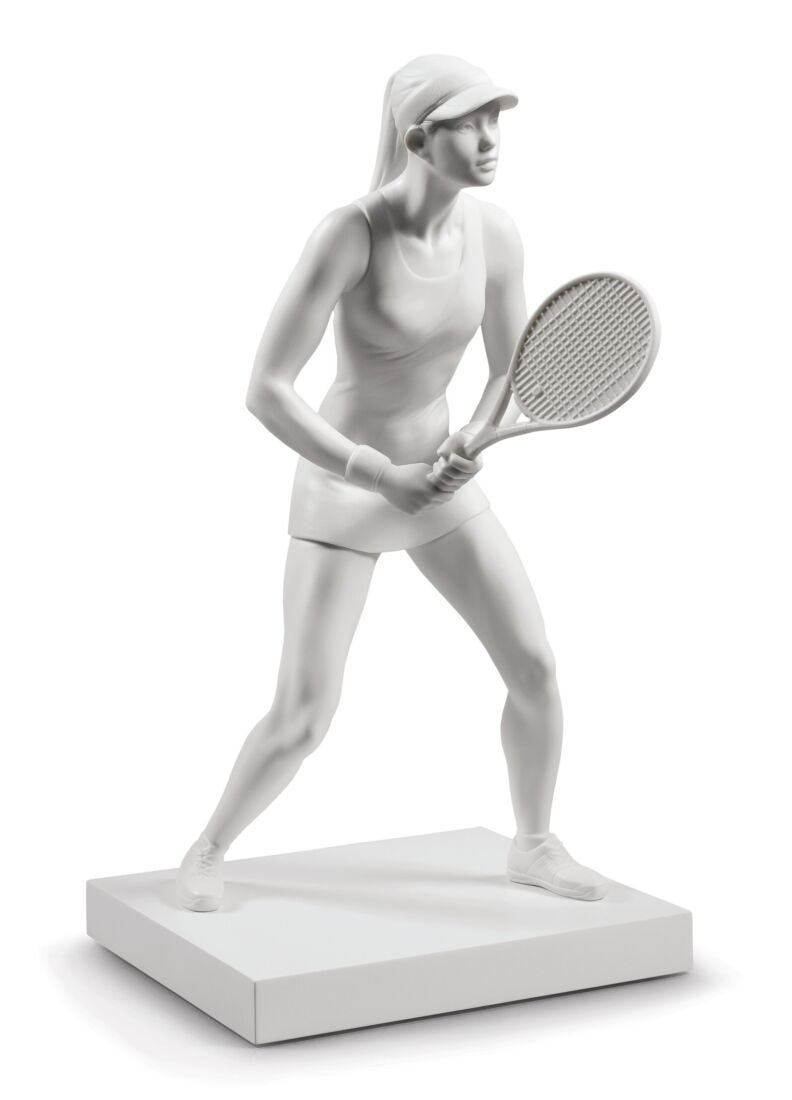 Lady Tennis Player Figurine in Lladró