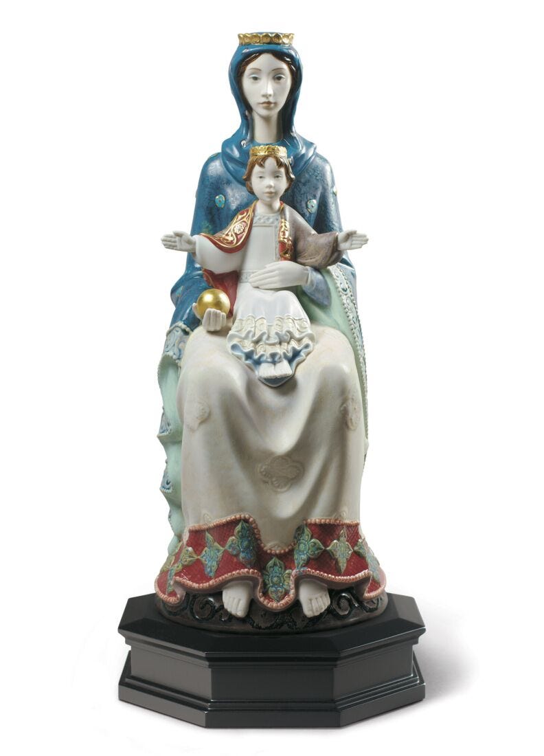 Romanesque Mater Figurine. Limited Edition in Lladró