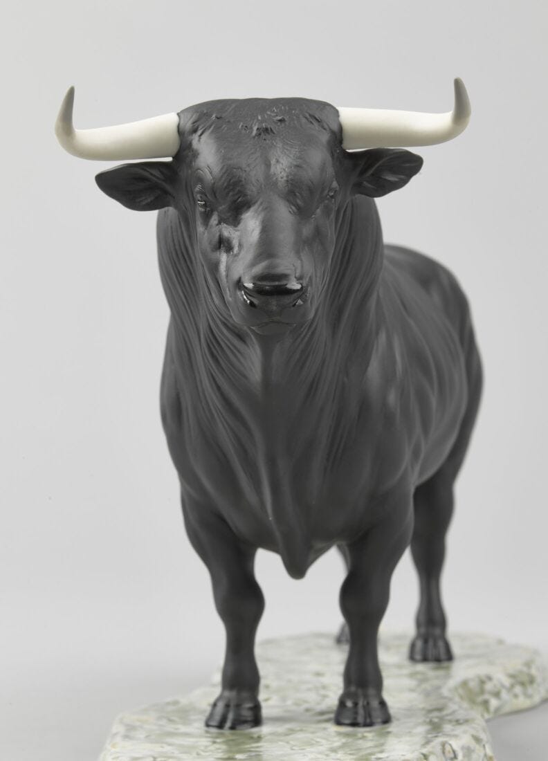 Spanish Bull Figurine in Lladró
